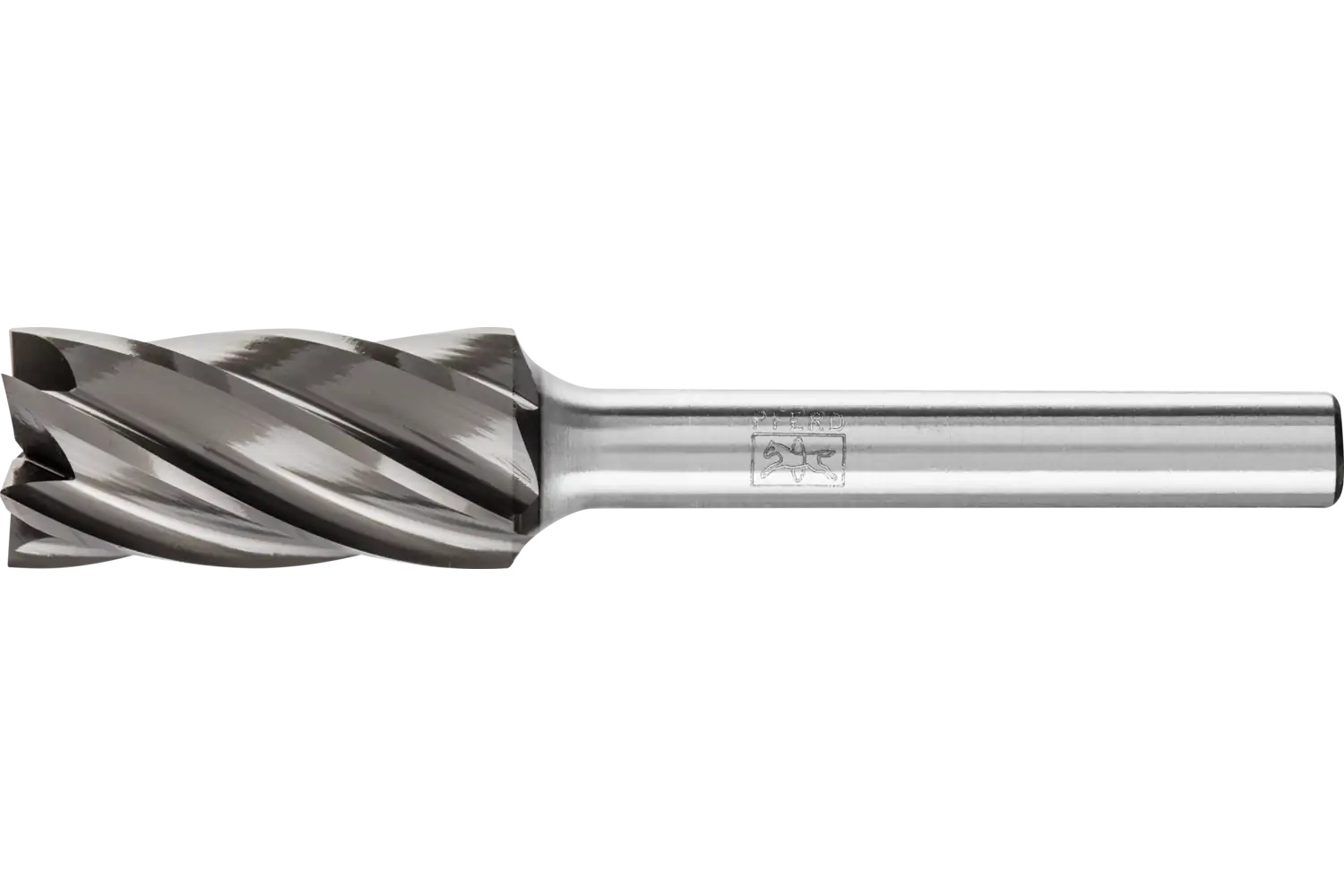 Picture of Pferd HICOAT® Carbide Bur SB-5 Cylindrical End Cut Double Cut 1/2" x 1" x 1/4" Shank